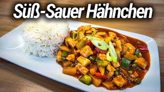 Rezept Hähnchen Süß Sauer mit Reis  Asiatisches Rezept  by Bernd Zehner [upl. by Quigley]