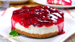 No Bake Cherry Cheesecake [upl. by Arimihc]