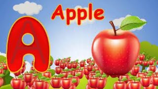 👉🍎A for Adley A for Apple अ से अनार आ से आम ABCD A to Z Kids Abcd Cartoon video [upl. by Nickolas186]