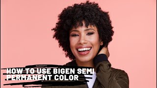 Howto Bigen Semi Permanent Color [upl. by Atwood736]