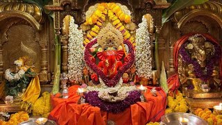 Siddhivinayak Live Darshan Today 1592024 श्री सिद्धिविनायक मंदिर samidhasachin shortdurusharu [upl. by Notsnorb]