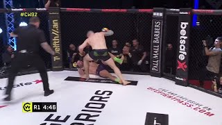 15 second heavyweight knockout at CW92 [upl. by Renault]