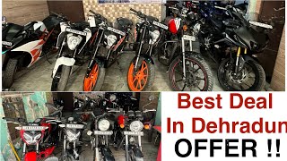 Second Hand Bikes In Dehradun  KTM  Bajaj  TVS  Royal Enfield  Duke  RS  RC  Standard [upl. by Akibma]