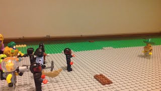 Evil Villains VS the Taco Man Lego Stop Motion [upl. by Sou]