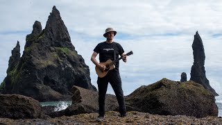 FlyingWild plays Everyone can Hear at legendary Reynisfjara black beach in Iceland [upl. by Suiravaj]