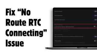 How to Fix Discord “No Route RTC Connecting” Problem  Resolve Voice Connection Issues 2024 [upl. by Adnilem]