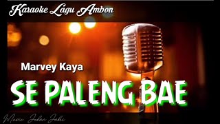 Karaoke Lagu Ambon  SE PALENG BAE  Dipopulerkan Marvey Kaya  Music Johan Jakri [upl. by Larual]