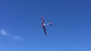 Stormbird RC Glider maiden flight at Wybung [upl. by Olaznog]