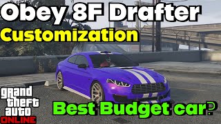 Obey 8F Drafter Customization And Review GTA Online [upl. by Burlie961]