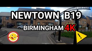 DRIVE THROUGH NEWTOWN IN BIRMINGHAM B19 HOME TO TRILLS 9boyz  BIRMINGHAM HOODS IN 4K [upl. by Maxwell]