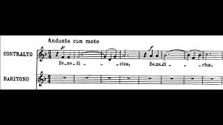 Luigi Bottazzo – Messa breve e facile Sanctus amp Benedictus vocal parts [upl. by Ailehs]