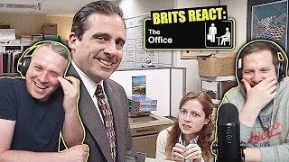 British Guys HILARIOUS The Office Reaction  Season 2 Episode 19 Michaels Birthday [upl. by Elleina]