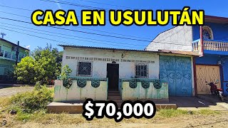 SE VENDE CASA cerca del CENTRO de USULUTAN a pocos metros de la DESPENSA El Salvador [upl. by Oiciruam802]