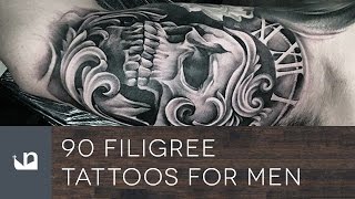 90 Filigree Tattoos For Men [upl. by Atil]