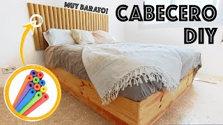 12 CABECERO DIY BARATO como hacer un cabecero de cama casero [upl. by Saraiya]