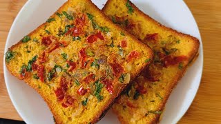 Spicy Bread Omelette Recipe  Bread Omelette Street Food [upl. by Helban]