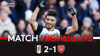 HIGHLIGHTS  Fulham 21 Arsenal  New Years Eve Delight 🎆 [upl. by Kissner682]