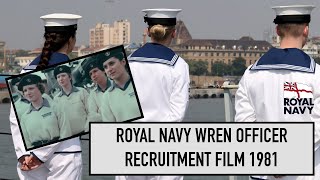 A Royal Navy Recruiting film for the Womens Royal Naval Service WRNS WRENS officer cadets 1981 [upl. by Waylen]