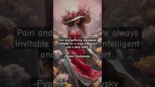 Fyodor Dostoevsky on Pain and Suffering dailyquotes [upl. by Aryan]