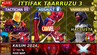 🔴 İTTİFAK TAARRUZU 3SEZON FT HACI USTA AND cCc〆ÇATLIツ  KASIM 2024 DISCORD GERİ GELSİN😢  MCOC [upl. by Asirral]