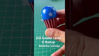 ASI Golden Lever G Battop America version game fightstick アケコン レバーボール esport evo America [upl. by Iz]