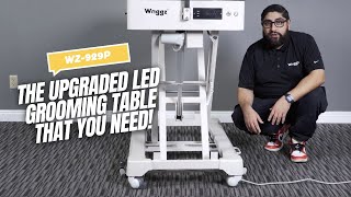 Upgraded LED Grooming Table that you need  RollBright Waggz Grooming [upl. by Ethban]