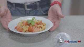 Pasta pomodorini gamberi e pistacchi  ViviDanoneit [upl. by Anele]