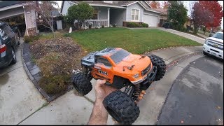 Arrma Granite 4x4 3s BLX quotUpgrades tips testquot plus Truggified Typhon [upl. by Llertrac]