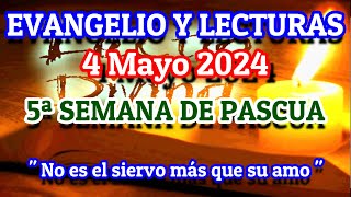 Evangelio de hoy Sábado 4 de Mayo 2024  Lecturas de hoy [upl. by Elokcin]