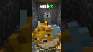 Escaping Trap at Every Age Moment shorts meme minecraft [upl. by Liatnahs]