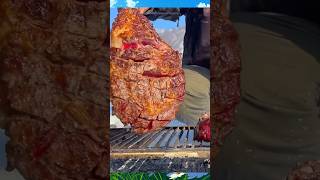 Tender And Very Juicy Steaks Cooked Between Two Hot Logs Mountain Life [upl. by Mmada]