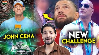 BREAKING John Cena Wrestlemania 40😮 The Rock amp Roman Reigns New Challenge Cody Rhodes Pin WM40 [upl. by Danas802]