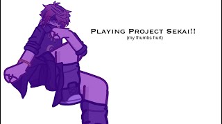 Playing project Sekai  expert mode [upl. by Anilegna]