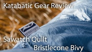 Katabatic Gear Review Sawatch Quilt Bristlecone Bivy [upl. by Darryl631]