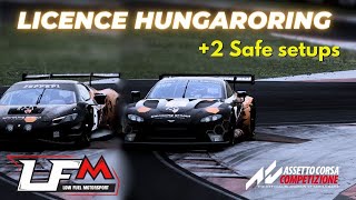 Get your Licence on Hungaroring Tips  LFM   Safe setup Aston  Ferrari 296 [upl. by June347]