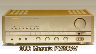 1990 Marantz PM700AV [upl. by Oeht]