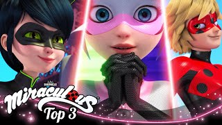 MIRACULOUS  🐞 NUEVOS PODERES 🔝  TEMPORADA 3  Las Aventuras de Ladybug [upl. by Nolyk]