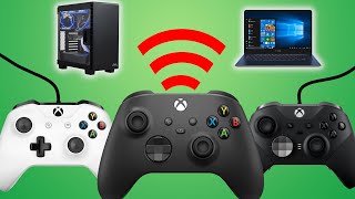 How to Connect an Xbox Controller to PC  Bluetooth or Wired  Series X S One Laptop Windows 10 11 [upl. by Remoh881]