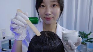 ASMR Dermatologist Scalp Check amp Treatment [upl. by Hamal]