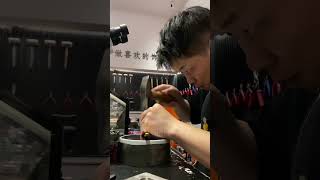 Heres how to make a great 24k gold bracelet 🔥🔨 shorts gold viral video goldstyle short 24k [upl. by Cas1]