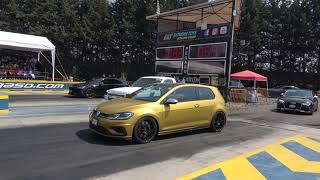 VW Golf R vs CUPRA Leon y MINI JCW  Arrancones Mx [upl. by Sugar]