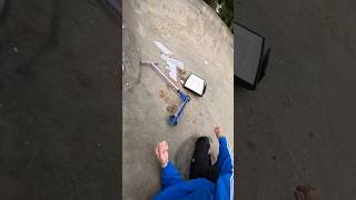 Who would do that😩 scooter skatepark show skate funny bike comedy fun [upl. by Esir627]