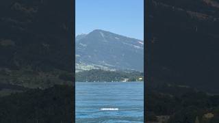 Beautiful Switzerland 🇨🇭 Rigi Boat Ride on Lake Lucerne Between Meggen and Weggis Switzerland [upl. by Jillayne]