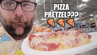 Pizza Pretzel At SAMS Club [upl. by Enylhsa]