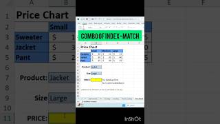 quotMaster the INDEX MATCH Formula in 60 Seconds 🚀 ExcelShorts indexmatch [upl. by Anileh]