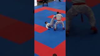 WKF Kumite Takedowns kumite wkf ippon wkfsalzburg [upl. by Leigh]