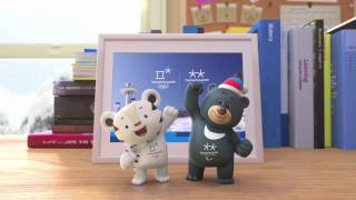 KORENG PyeongChang 2018 First Episode of Mascot Animation Video  2018평창 마스코트 애니메이션론칭편 [upl. by Odradlig253]