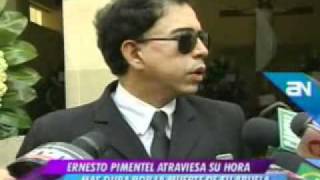 AMERICA NOTICIAS 13022012 FALLECIO LA ABUELITA DE ERNESTO PIMENTEL [upl. by Aihpled]