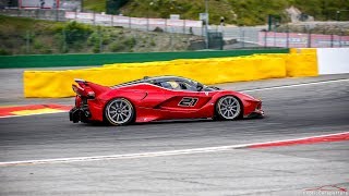 Ferrari FXX K 21 FLATOUT on SpaFrancorchamps [upl. by Valentijn]