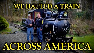 How we got the HK Porter 1715 steam locomotive home  A trip across America [upl. by Esli]